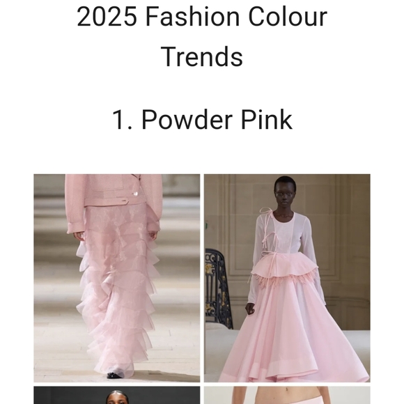 Carolina K cotton boho maxi skirt. Pastel pink+black. Small S - Picture 7 of 8